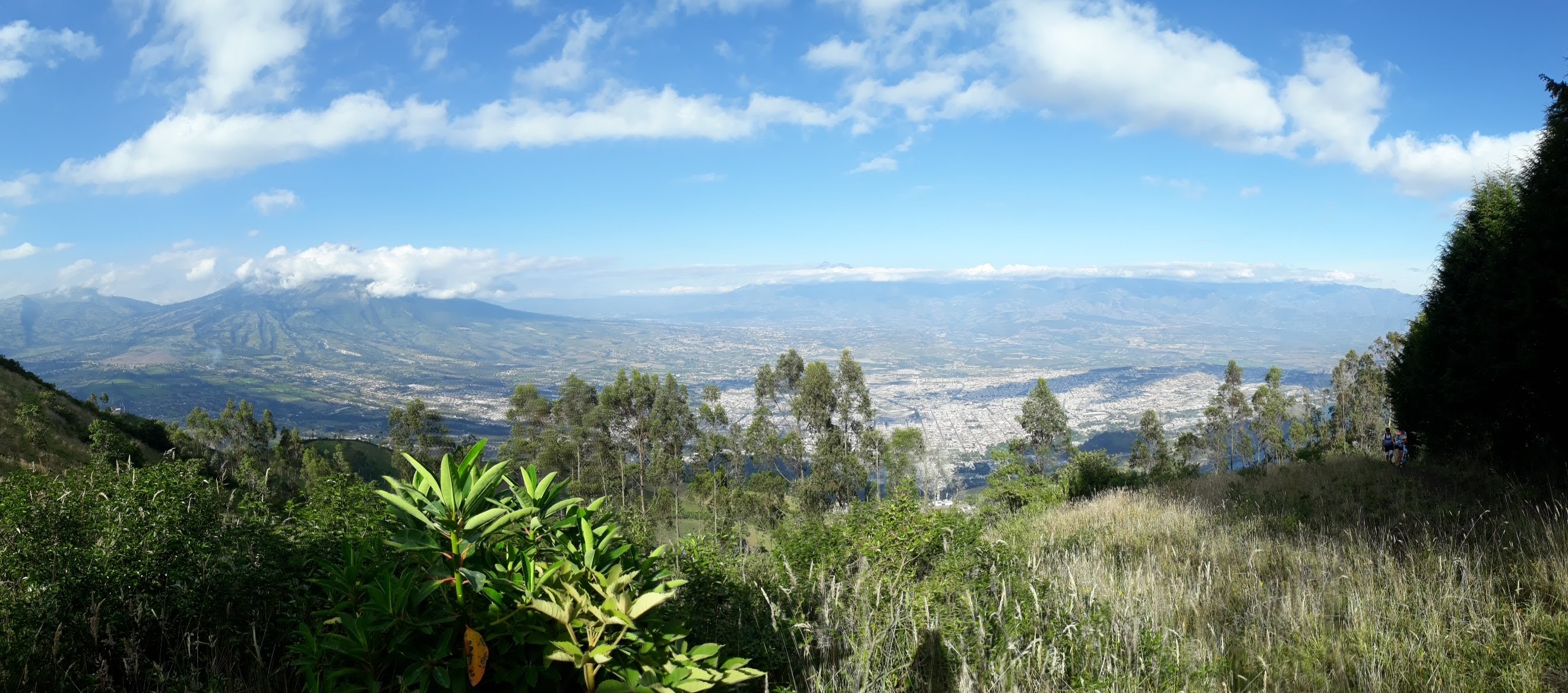 mountain view outside of Ibarra, Ecuador